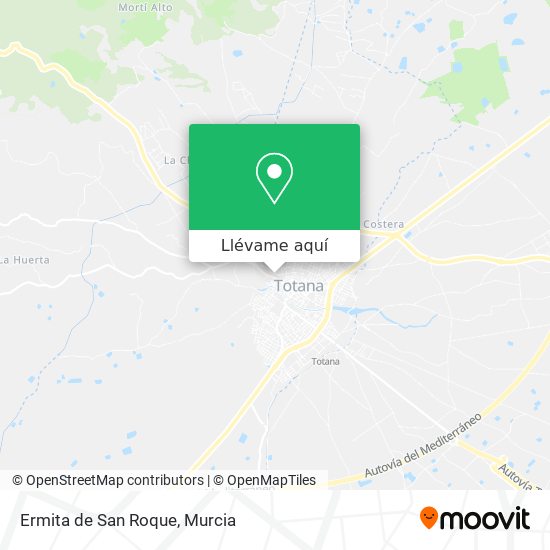 Mapa Ermita de San Roque