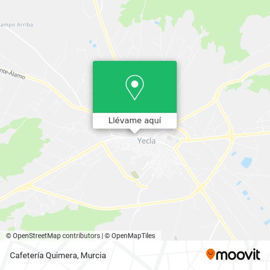 Mapa Cafetería Quimera
