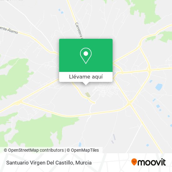 Mapa Santuario Virgen Del Castillo