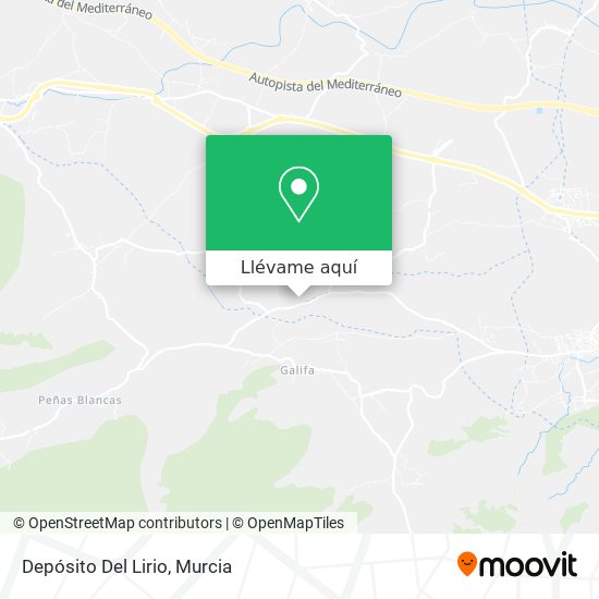 Mapa Depósito Del Lirio