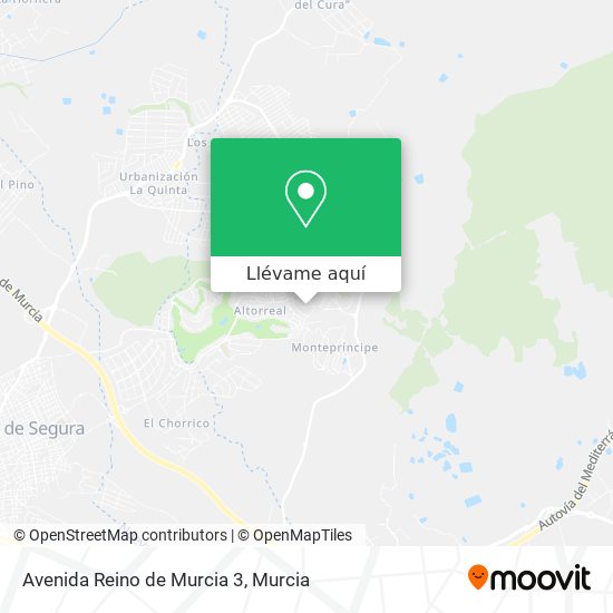 Mapa Avenida Reino de Murcia 3