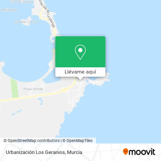 Mapa Urbanización Los Geranios