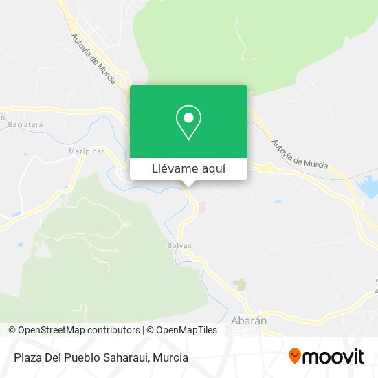 Mapa Plaza Del Pueblo Saharaui