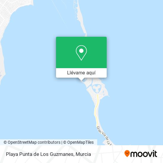 Mapa Playa Punta de Los Guzmanes