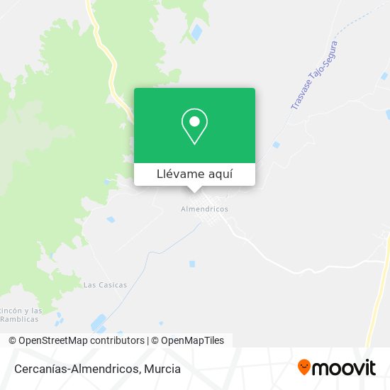 Mapa Cercanías-Almendricos