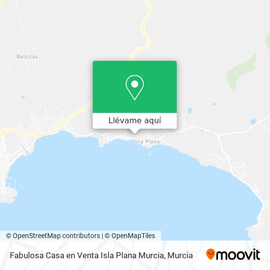 Mapa Fabulosa Casa en Venta Isla Plana Murcia