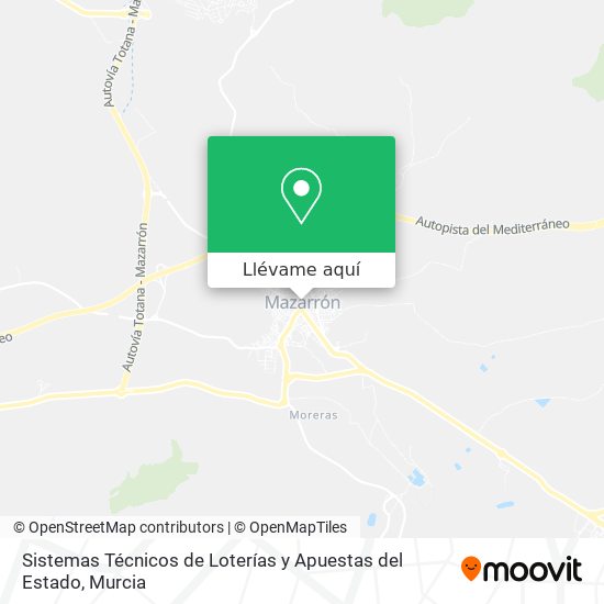 Mapa Sistemas Técnicos de Loterías y Apuestas del Estado