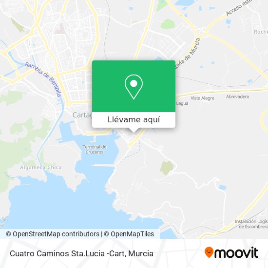 Mapa Cuatro Caminos Sta.Lucia -Cart