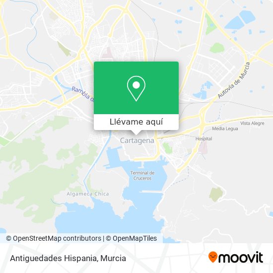 Mapa Antiguedades Hispania
