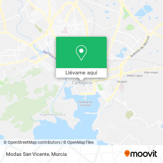 Mapa Modas San Vicente