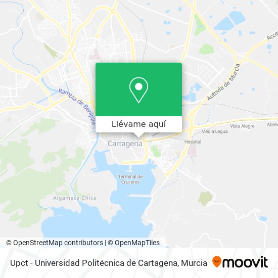 Mapa Upct - Universidad Politécnica de Cartagena