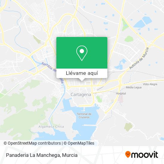 Mapa Panaderia La Manchega