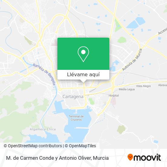 Mapa M. de Carmen Conde y Antonio Oliver