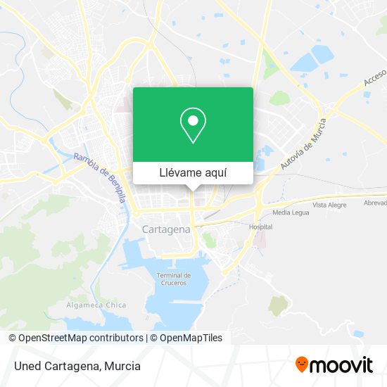 Mapa Uned Cartagena