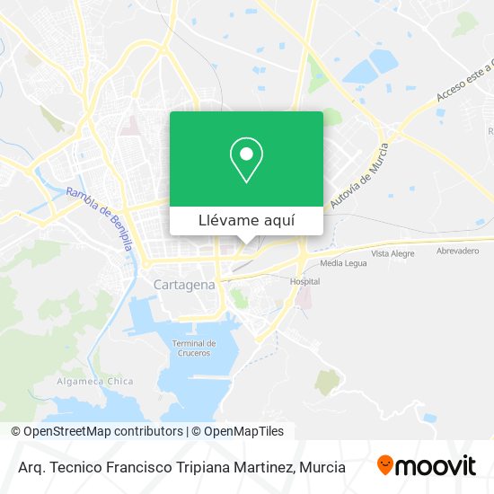 Mapa Arq. Tecnico Francisco Tripiana Martinez