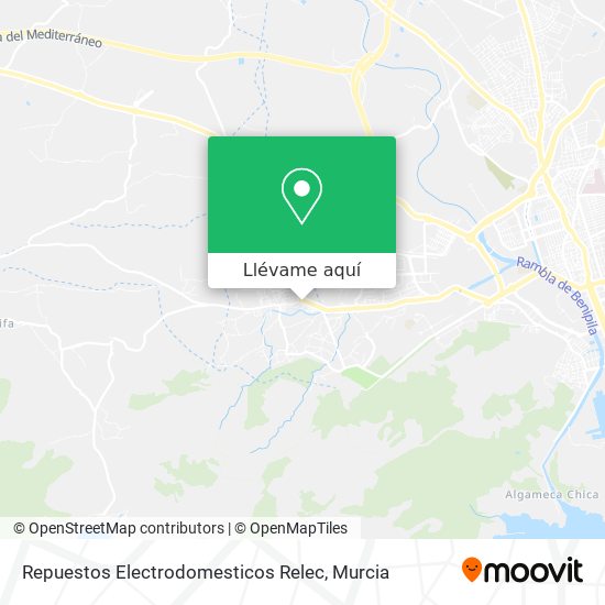 Mapa Repuestos Electrodomesticos Relec