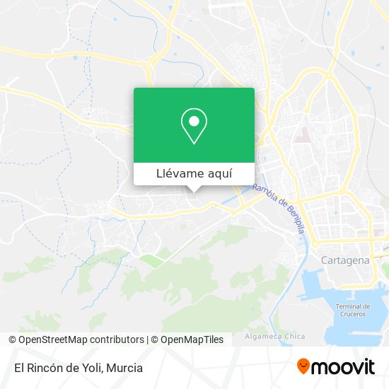 Mapa El Rincón de Yoli