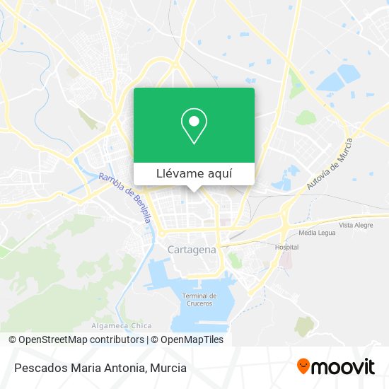Mapa Pescados Maria Antonia