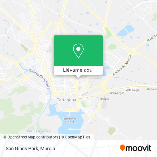 Mapa San Gines Park