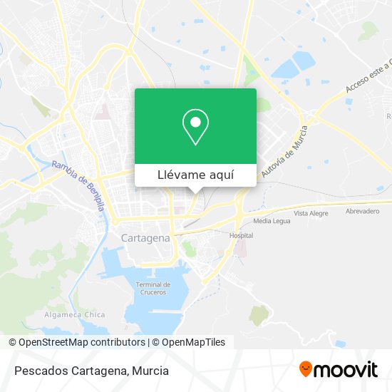 Mapa Pescados Cartagena