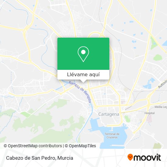 Mapa Cabezo de San Pedro