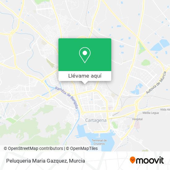 Mapa Peluqueria Maria Gazquez