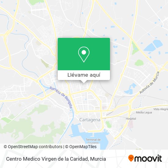 Mapa Centro Medico Virgen de la Caridad