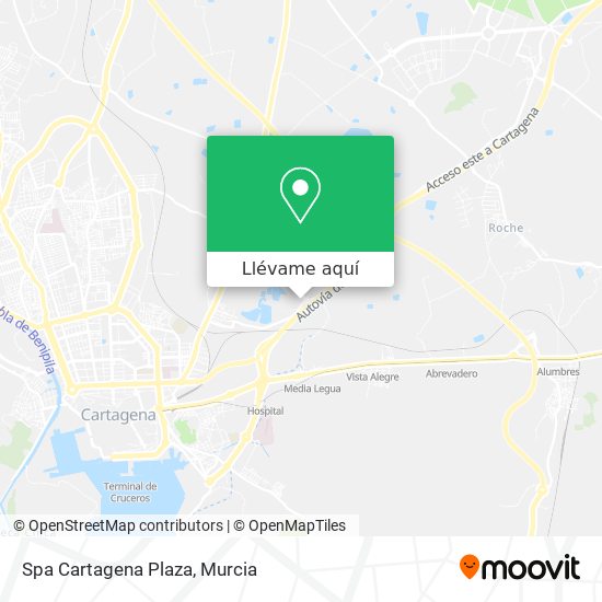 Mapa Spa Cartagena Plaza