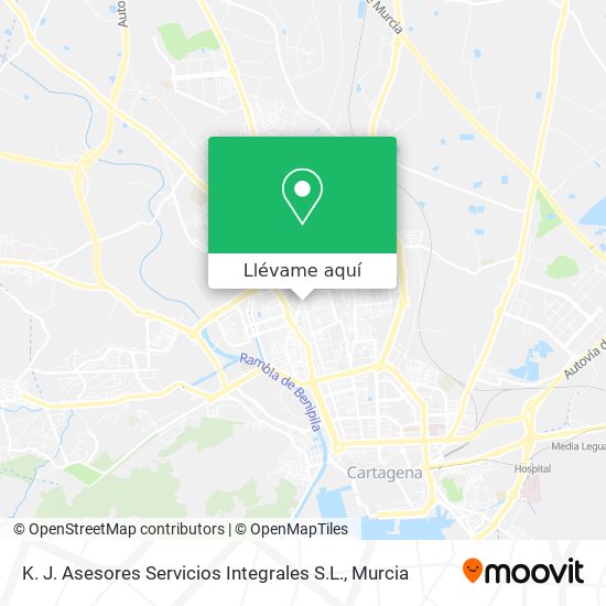 Mapa K. J. Asesores Servicios Integrales S.L.