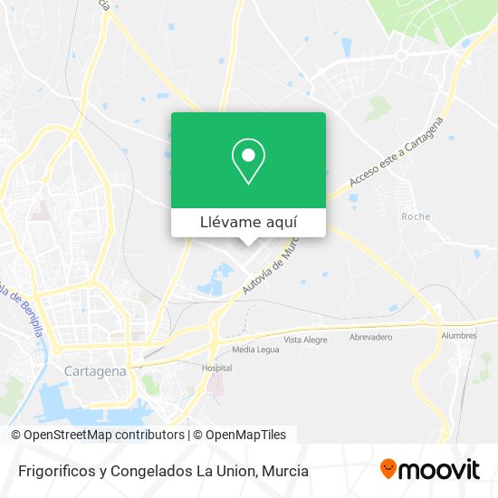 Mapa Frigorificos y Congelados La Union