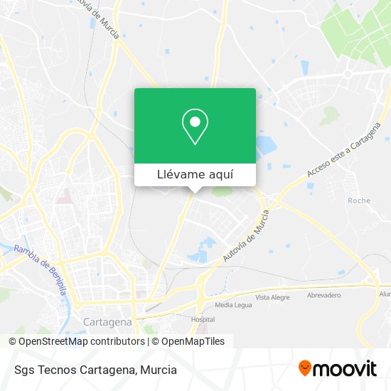 Mapa Sgs Tecnos Cartagena