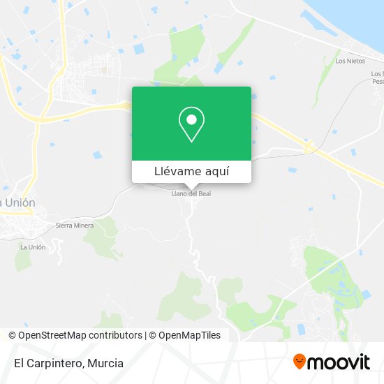 Mapa El Carpintero