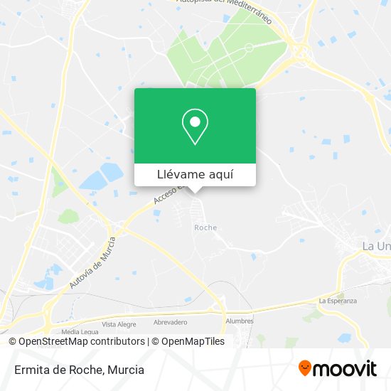 Mapa Ermita de Roche