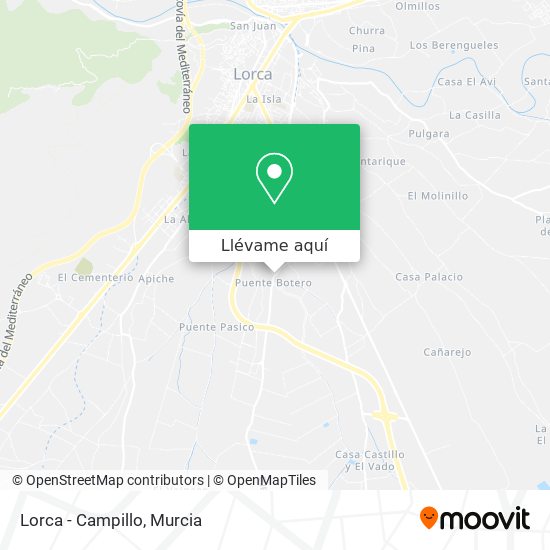 Mapa Lorca - Campillo