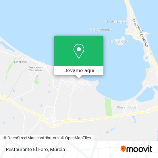 Mapa Restaurante El Faro