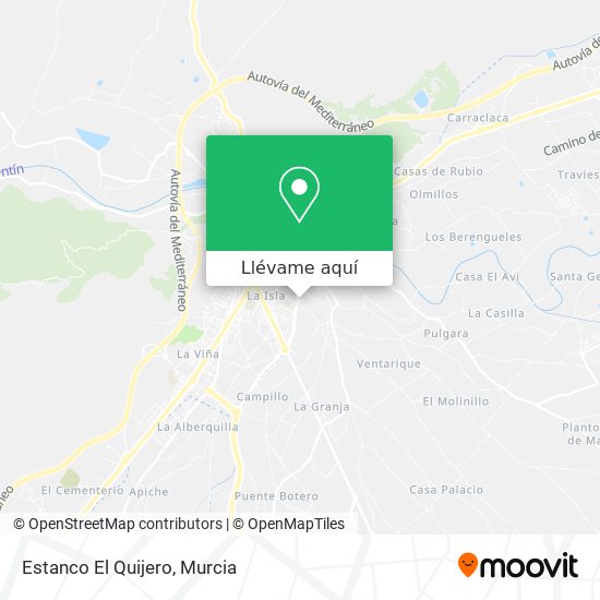 Mapa Estanco El Quijero