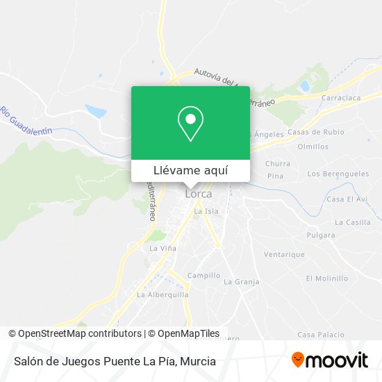 Mapa Salón de Juegos Puente La Pía