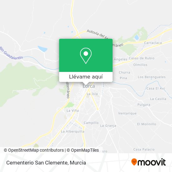 Mapa Cementerio San Clemente