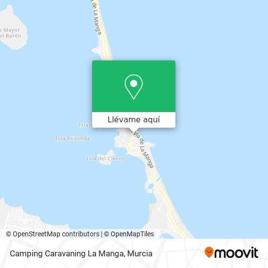 Mapa Camping Caravaning La Manga