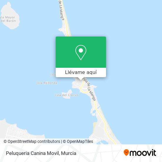 Mapa Peluqueria Canina Movil