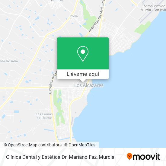 Mapa Clínica Dental y Estética Dr. Mariano Faz