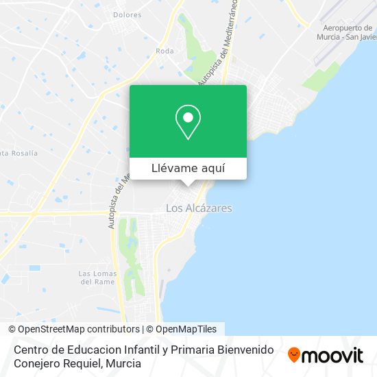 Mapa Centro de Educacion Infantil y Primaria Bienvenido Conejero Requiel