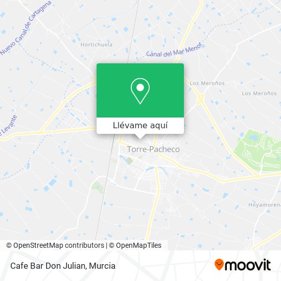 Mapa Cafe Bar Don Julian