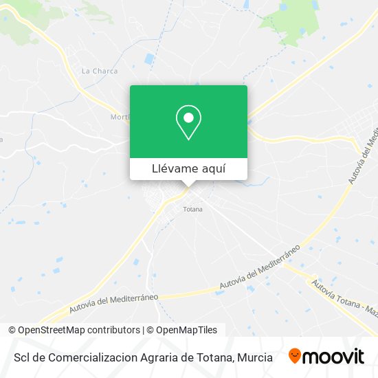 Mapa Scl de Comercializacion Agraria de Totana