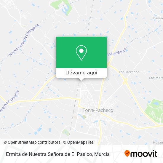 Mapa Ermita de Nuestra Señora de El Pasico