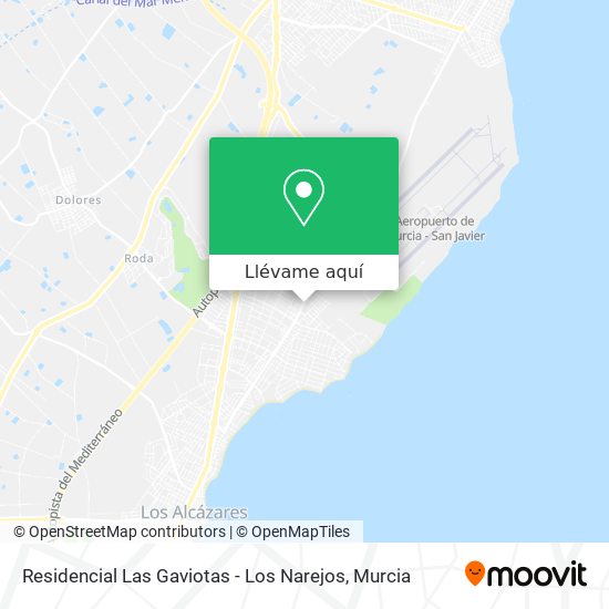 Mapa Residencial Las Gaviotas - Los Narejos