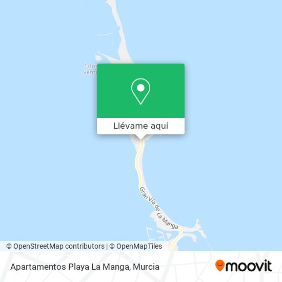 Mapa Apartamentos Playa La Manga