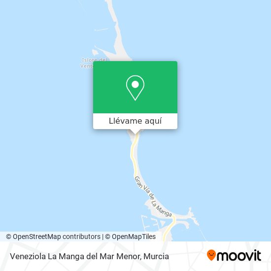 Mapa Veneziola La Manga del Mar Menor