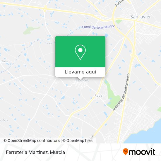 Mapa Ferreteria Martinez
