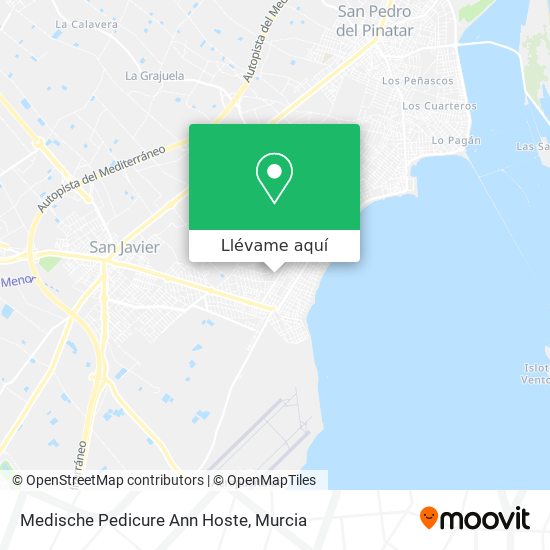 Mapa Medische Pedicure Ann Hoste